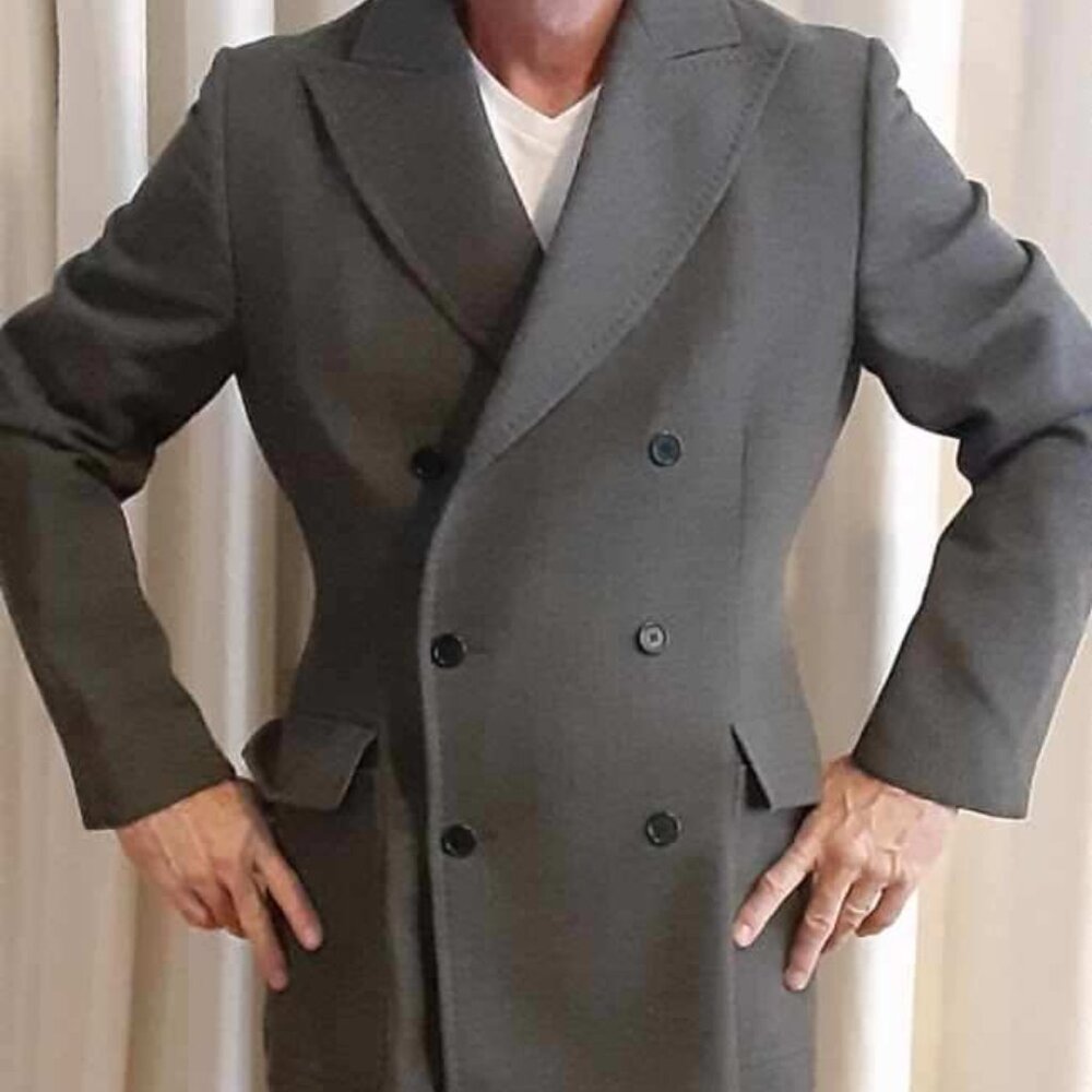 Gianfranco Ferre GFF Double Breasted Car Coat M
